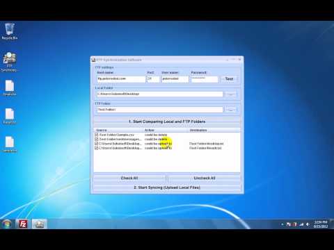 FTP Synchronization Software