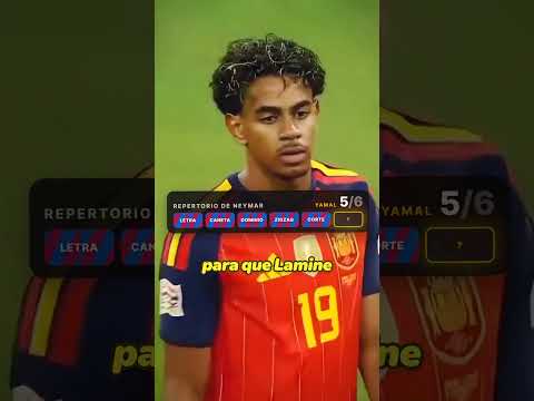 A YAMAL le falta un regate para copiar a NEYMAR en todo