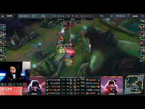 FPX DOINB BEST LEE SIN ENGAGER WORLD VS RNG | IWD LPL Co-Stream