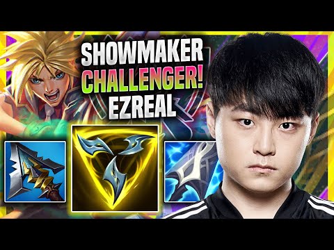 SHOWMAKER EZREAL ROAD TO RANK 1 IN EUW SOLOQ! - DK ShowMaker Plays Ezreal ADC vs Lucian!