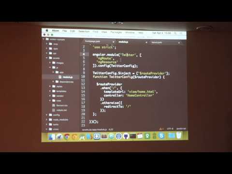 Приложение на Node.js и Angular.js за 15 минут