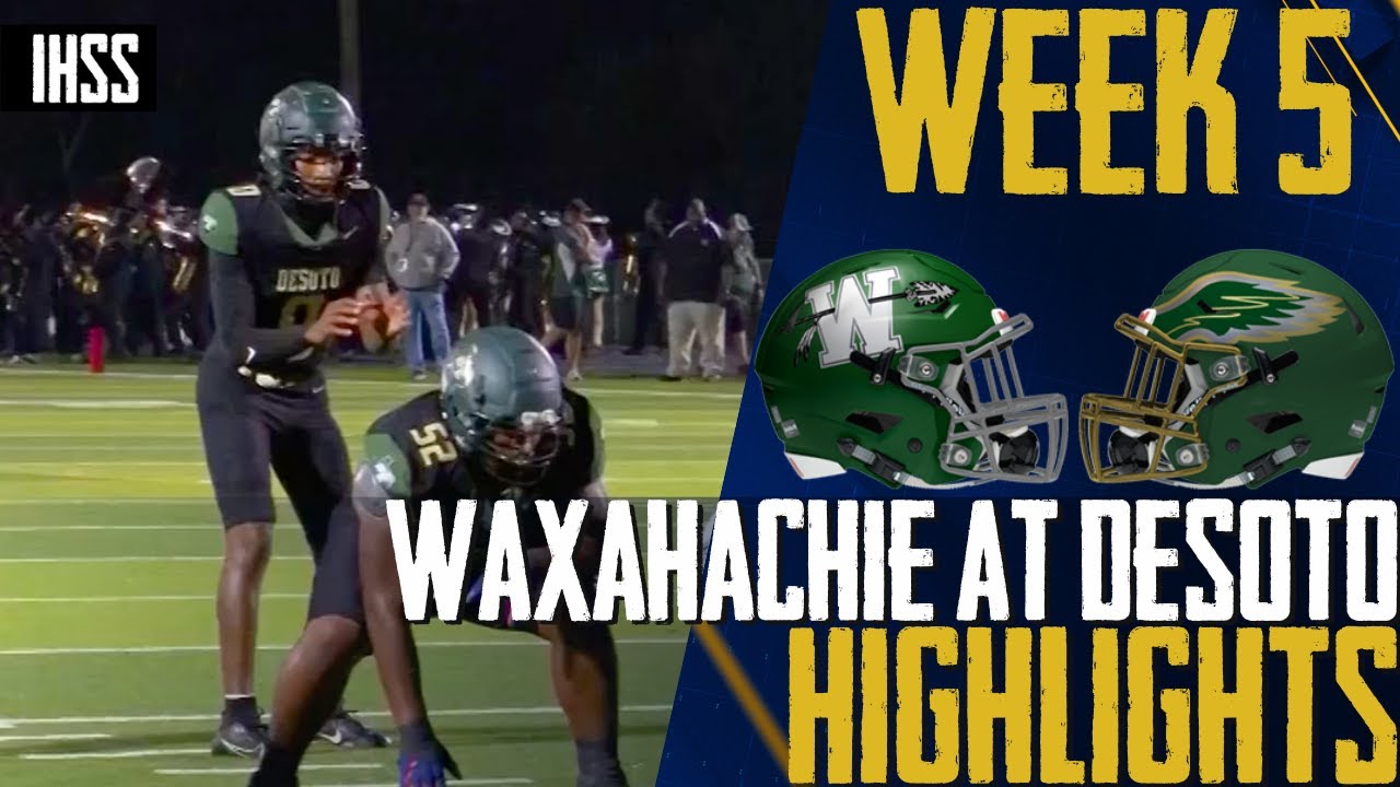DeSoto Dominates Waxahachie 40-17 in a High-Octane 11-6A Clash