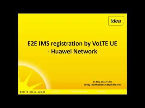 End to End VOLTE UE registration