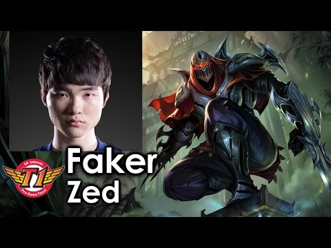Faker picks Zed