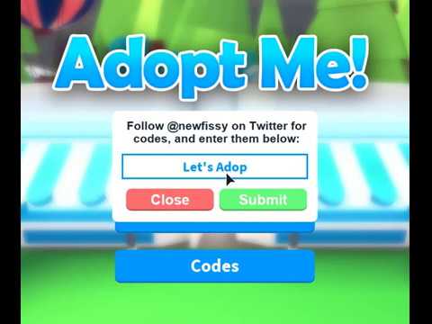 Roblox adopt me codes 2019 list | Roblox Adopt Me Codes