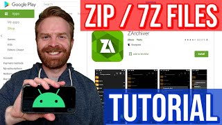 The Best Zip / 7Z archive app for Android: ZArchiver (How to / Tutorial)