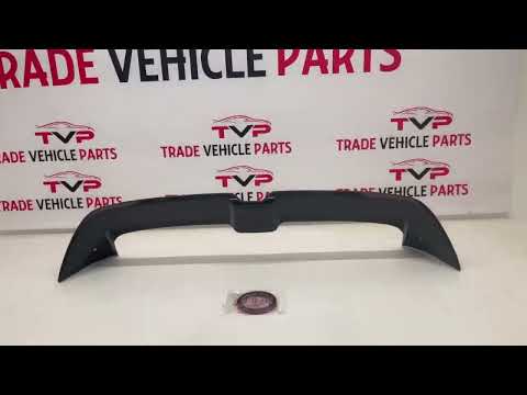 Fits VW Golf MK7 MK7.5 R GTD GTI 2013-2020 Rear Roof Boot Spoiler Carbon Fibre Look video
