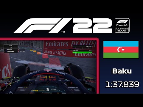 F1 22 Azerbaijan World Record & Setup (1:37.839)