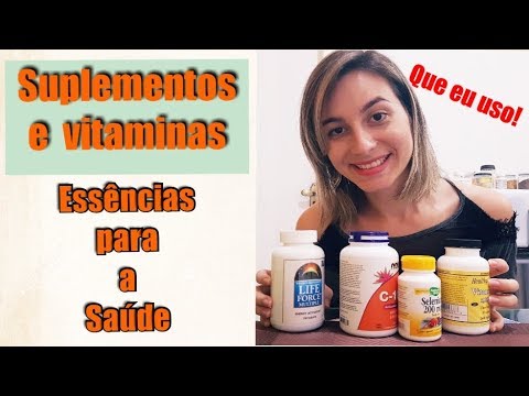 Vitaminas e suplementos importados que uso diariamente!