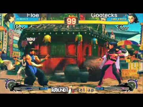 SSF4 AE: Floe (Yang) vs Gootecks (Rose) - levelup (Round One Arcade)