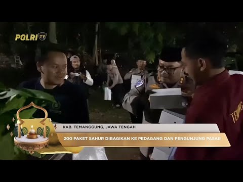 POLRES TEMANGGUNG GELAR SAHUR ON THE ROAD
