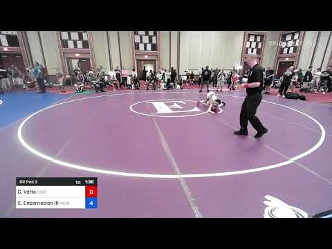 71 Lbs Rr Rnd 3 - Carter Votta, HeadHunters Wrestling Club Vs Edward Encarnacion III, HeadHunters