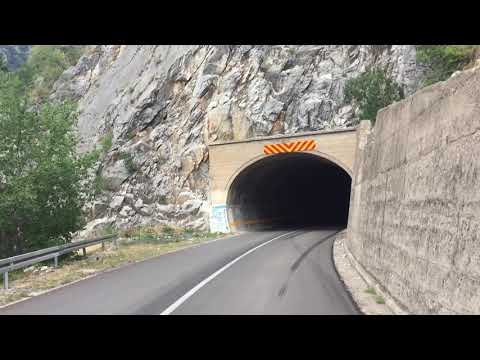 Tunnel Cycling Through the “Iron Gates” Area of Serbia - EuroVelo 6 - July 22, 2019