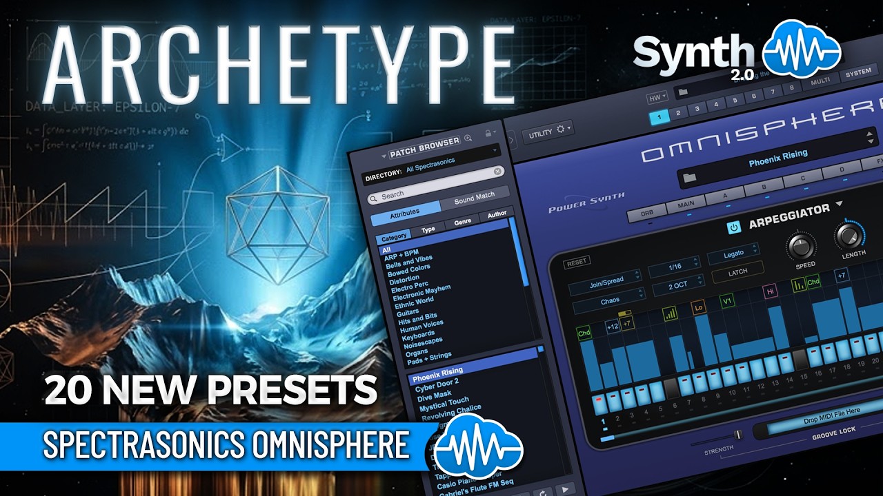 DRS096 - Archetype - Spectrasonics Omnisphere ( 20 presets ) - Video Preview 1