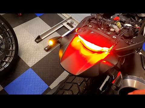 New LED Turn Signals on the Ducati Scrambler Sport Pro 1100. Easy install and look good.