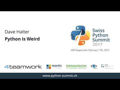 Dave Halter – Python is Weird – SPS17