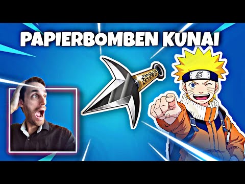 Fortnite Mystische Waffe Papierbomben Kunai