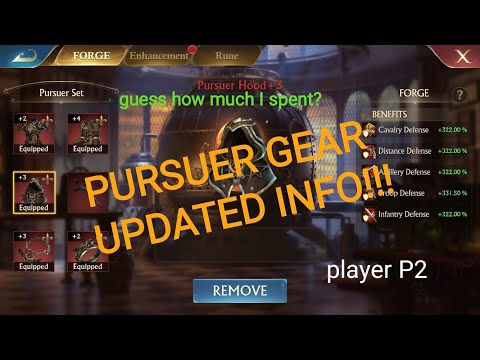 Muffin K148 - UPDATED Pursuer Gear basics new info + guess money spent $$ - guns of glory
