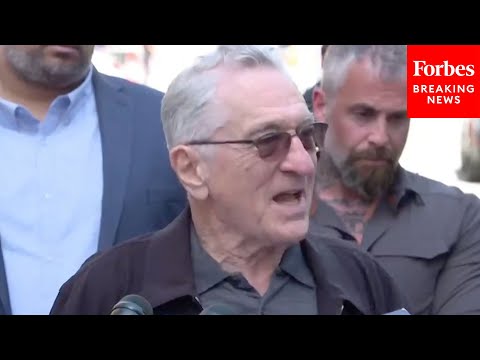Hecklers Yell 'F--- Joe Biden,' Other Obscenities At Robert De Niro At Press Briefing Outside Trial