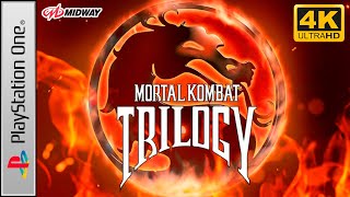 Mortal Kombat Trilogy (PlayStation 1) Longplay 4K 