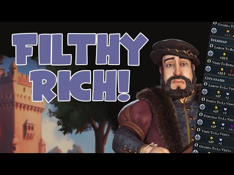 Civ 6 Portugal Guide || Trade Routes and Infinite Gold?! (Civilization 6 Tips and Tricks)