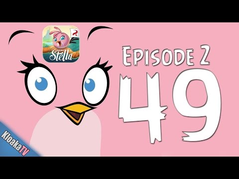 Angry Birds Stella - Level 49 - Episode 2 -  Walkthrough (3 Stars)