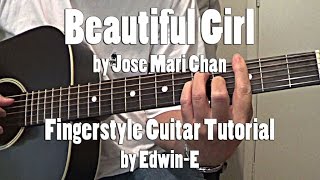 Beautiful Girl by Jose Mari Chan - Fingerstyle Guitar Tutorial Cover