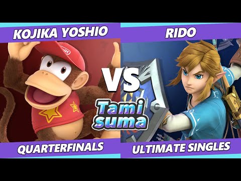 TAMISUMA 169 SSBU - Kojika Yoshio (Diddy Kong) Vs. Rido (Link) Smash Ultimate Quarterfinals