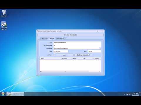 Excel Gantt Chart Template Software