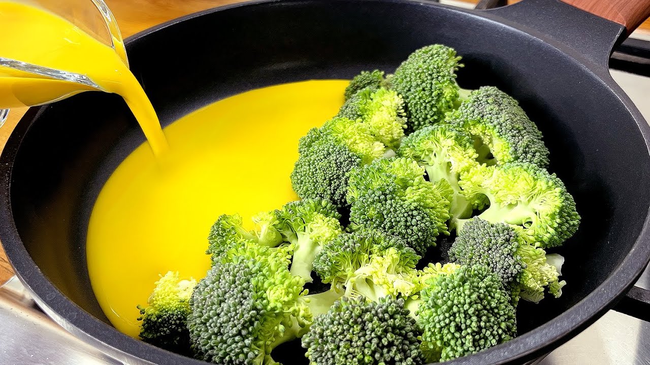 🥦 💯 This is the BEST way to cook broccoli with eggs🔝. Broccoli Recipe
