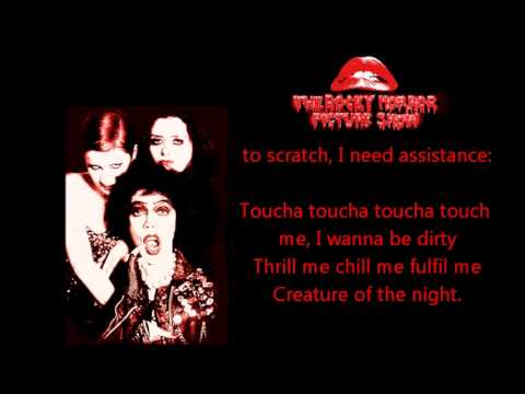 Toucha, Toucha, Touch Me-  Rockey Horror Picture Show Lyrics