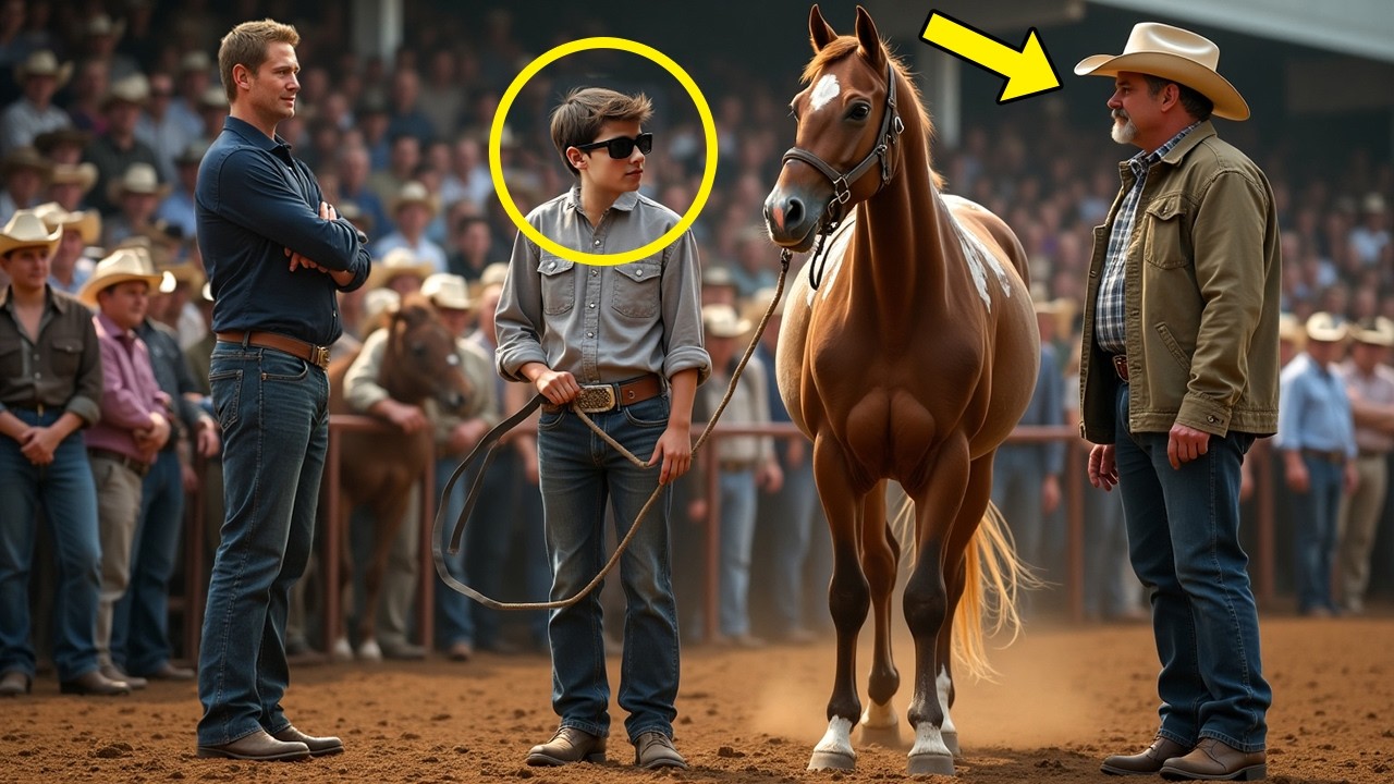 Mysterious Old Man Tells a Blind Boy to Bid on a Neglected Horse—Then He Turns It Into a Champion