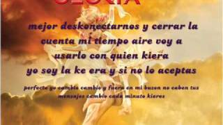 Cambio y Fuera Con Letra Gloria Trevi