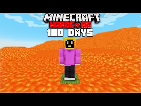 PaulGG - I Survived 100 Days In A Lava Only World In Hardcore Minecraft [FULL MOVIE]