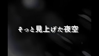 そっと見上げた夜空