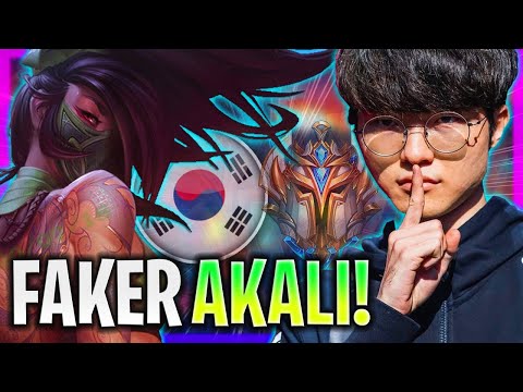 FAKER picks Akali vs Anivia - KR Challenger #leagueoflegends #lol #2023
