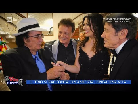 Il trio si racconta: un'amicizia lunga una vita - La vita in diretta - 09/02/2023