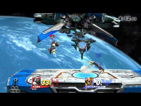 Yoshi double egg kill smash 4