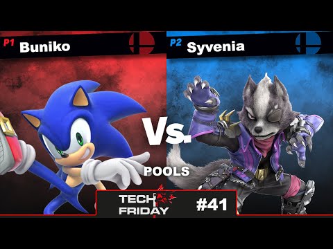 Tech Friday #41 Pools - Buniko (Sonic) Vs. Syvenia (Wolf) Smash Ultimate - SSBU