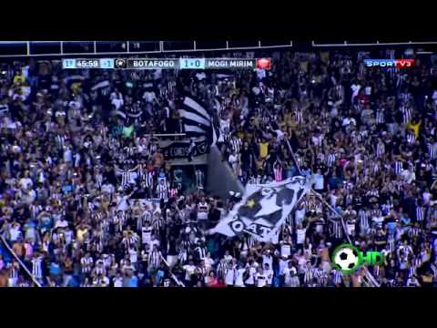 MELHORES MOMENTOS DO JOGO - BOTAFOGO 3 x 0 MOGI MIRIM BRASILEIRÃO 2015 - SERIE B 05062015