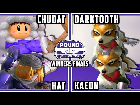 Pound Underground - hat & Liquid | ChuDat Vs. Sloth | Darktooth & Kaeon - Smash Melee Doubles Winner