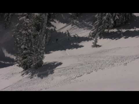 Avalanche in Avalanche Bowl on Teton Pass.