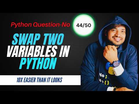 How To Swap Two Variables In Python Without Temporary Variable Python Interview Question