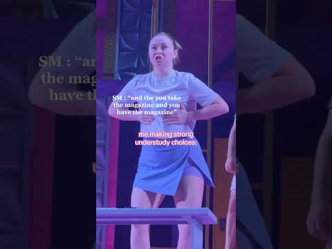 understudy life ☠️ #broadway #musicaltheatre #theatre #theatrekid #grease #greasemusical