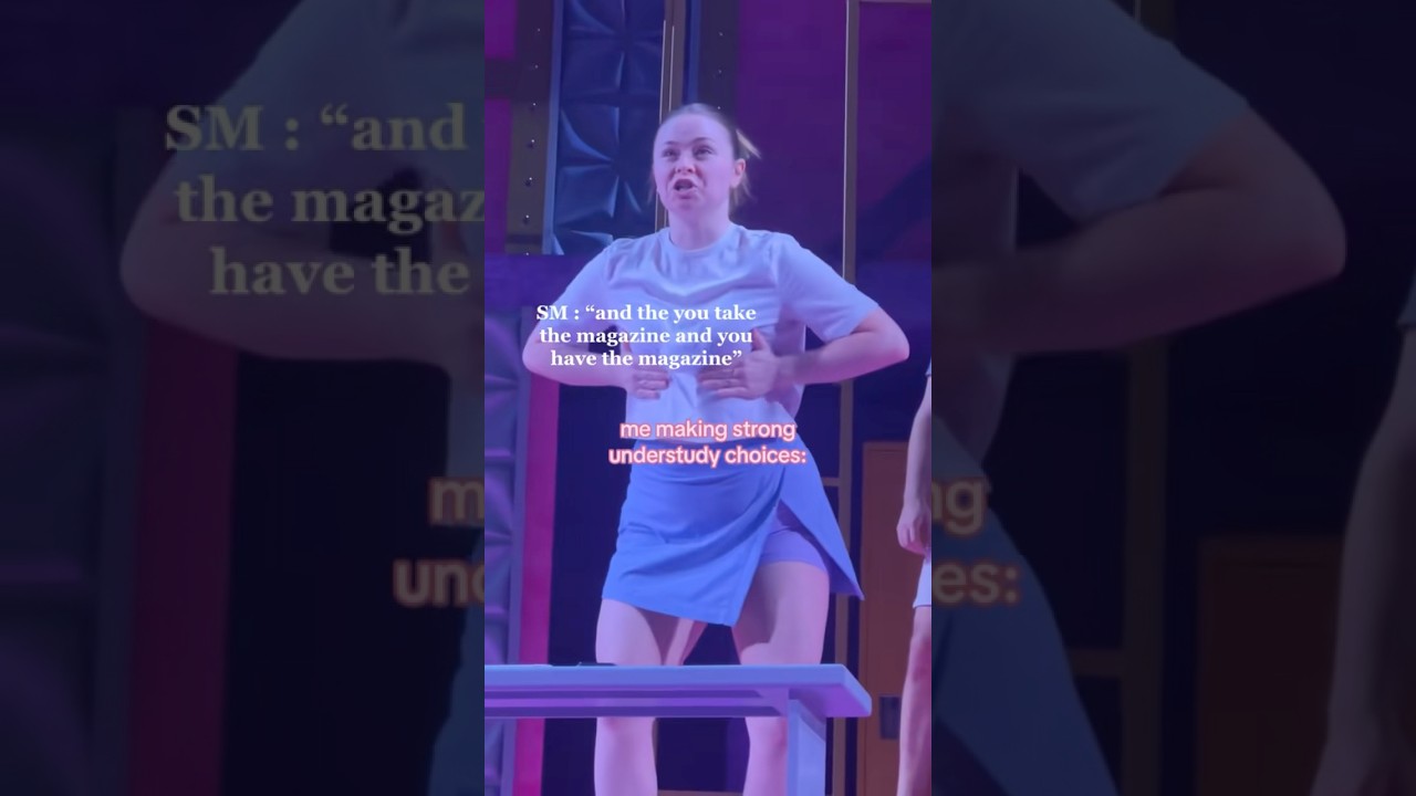 understudy life ☠️ #broadway #musicaltheatre #theatre #theatrekid #grease #greasemusical