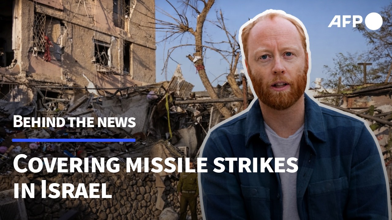 Video | Behind the news: AFP photographer on covering Iranian missile strikes in southern Israel | AFP