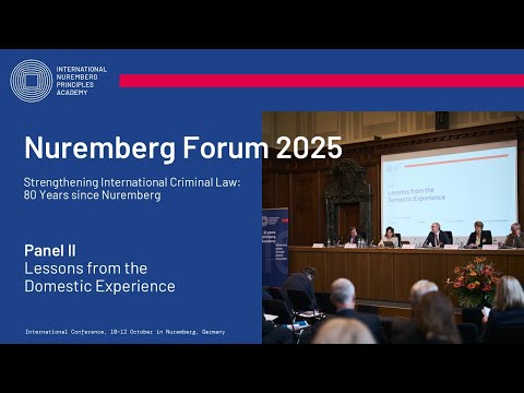Nuremberg Forum 2025 – Panel II