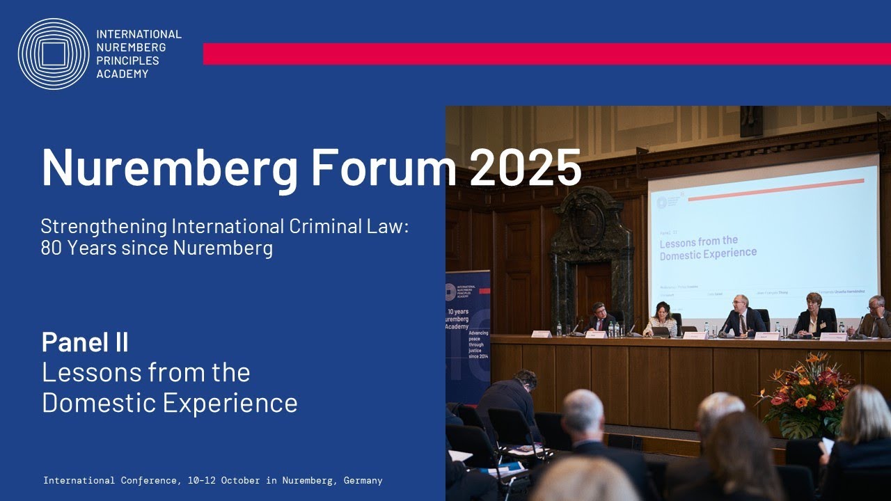 Nuremberg Forum 2025 – Panel II