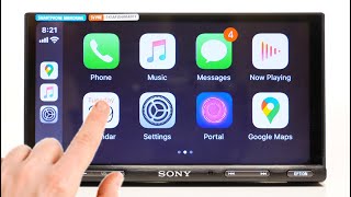 Sony XAV-AX5500 Review and Walkthrough Apple Carplay Android Auto