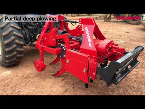 Partial deep plowing